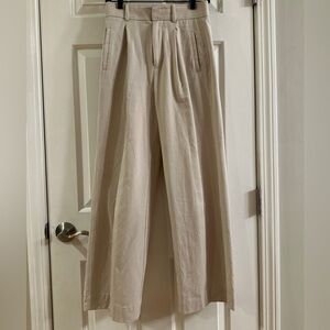 Everlane Women’s Tan Wide Leg Pants